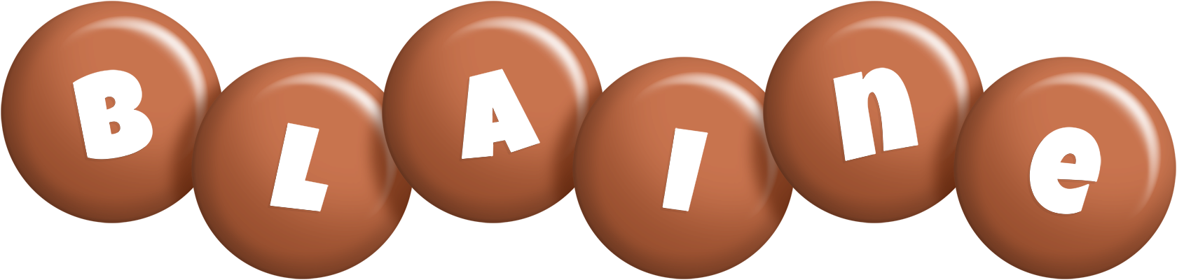 Blaine candy-brown logo
