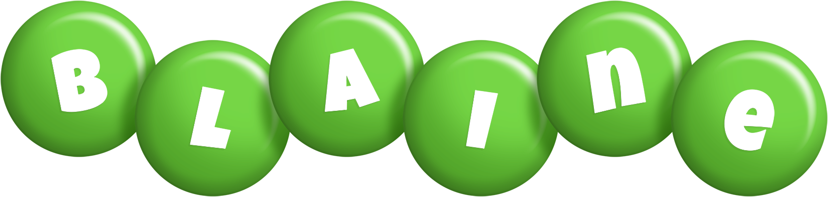 Blaine candy-green logo