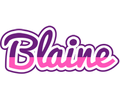 Blaine cheerful logo