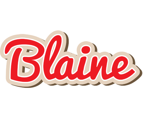 Blaine chocolate logo