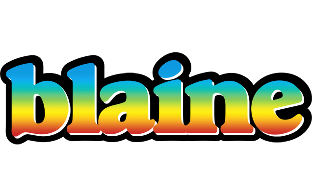Blaine color logo