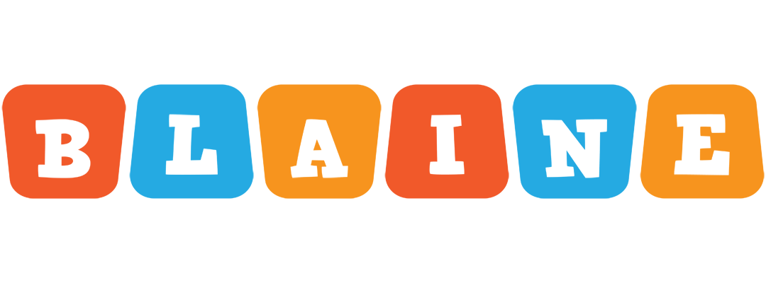 Blaine comics logo