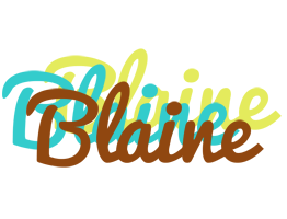 Blaine cupcake logo