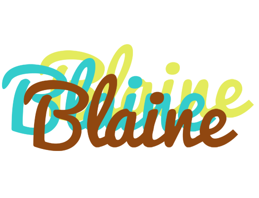 Blaine cupcake logo