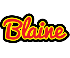 Blaine fireman logo
