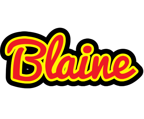 Blaine fireman logo