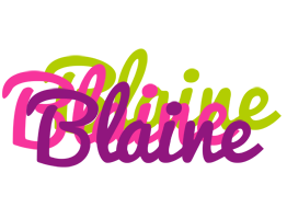 Blaine flowers logo
