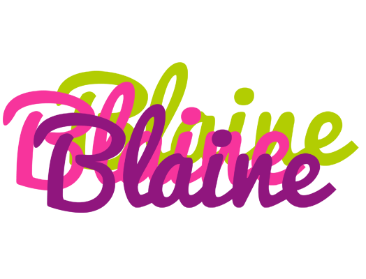 Blaine flowers logo