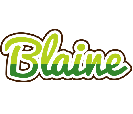 Blaine golfing logo