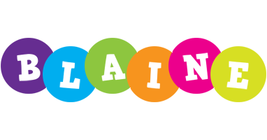 Blaine happy logo