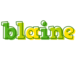 Blaine juice logo