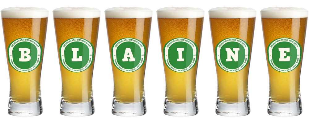 Blaine lager logo