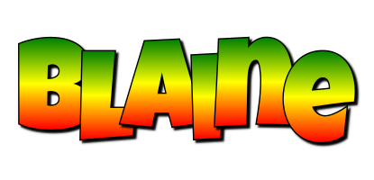 Blaine mango logo
