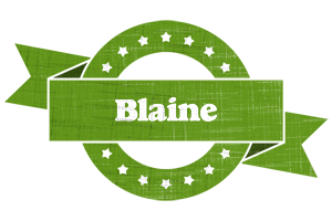 Blaine natural logo