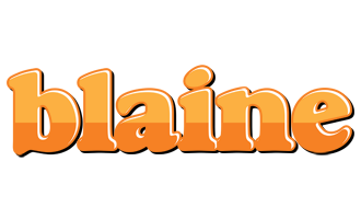 Blaine orange logo