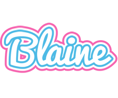 Blaine outdoors logo