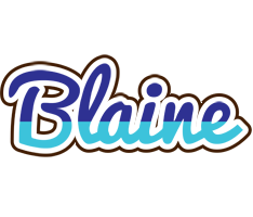 Blaine raining logo