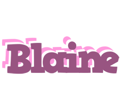 Blaine relaxing logo