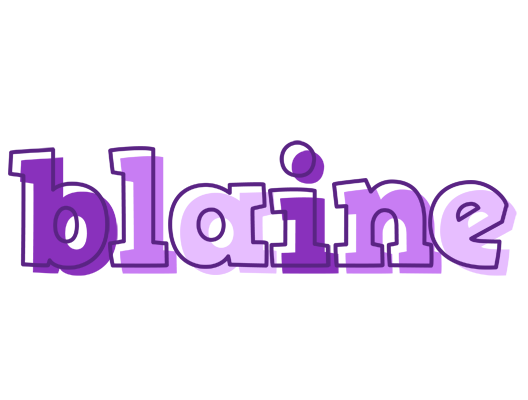 Blaine sensual logo