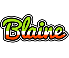 Blaine superfun logo