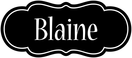 Blaine welcome logo