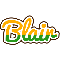 Blair banana logo