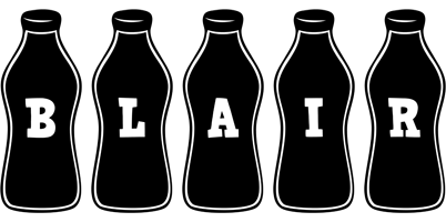 Blair bottle logo