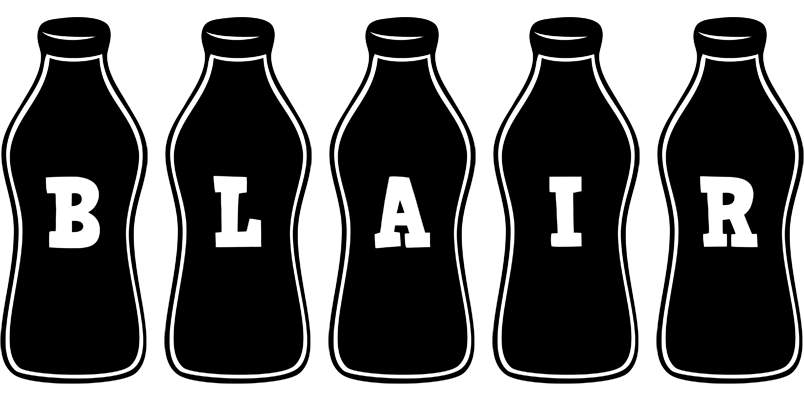 Blair bottle logo