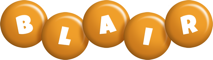 Blair candy-orange logo