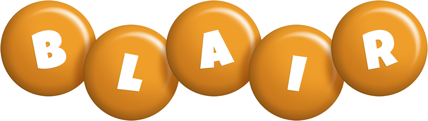 Blair candy-orange logo