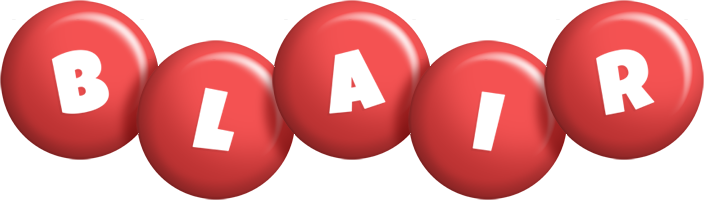 Blair candy-red logo