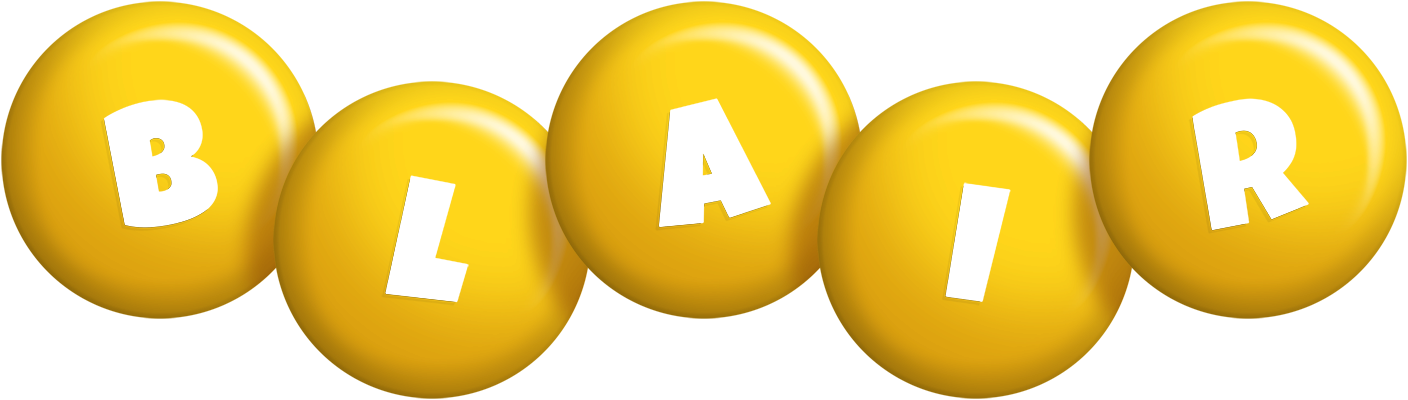 Blair candy-yellow logo