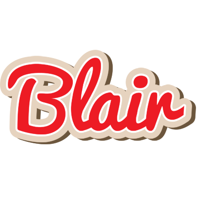 Blair chocolate logo