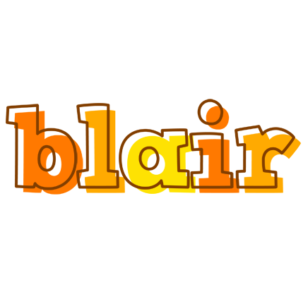 Blair desert logo