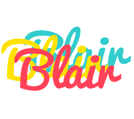 Blair disco logo