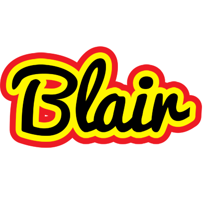 Blair flaming logo