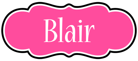 Blair invitation logo
