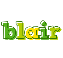 Blair juice logo