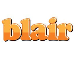 Blair orange logo