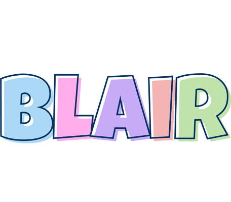 Blair pastel logo