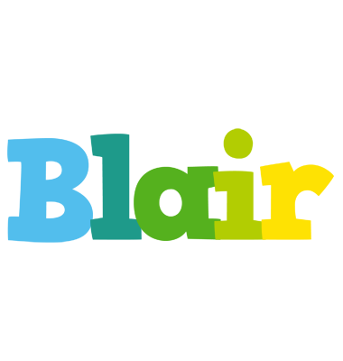 Blair rainbows logo