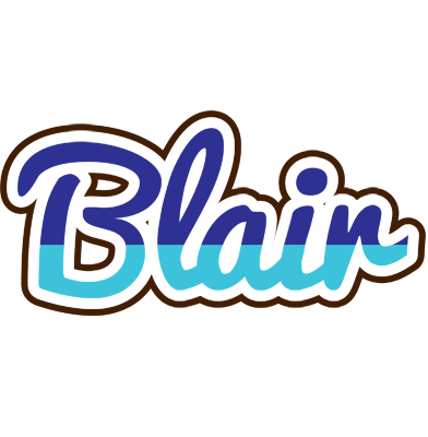Blair raining logo