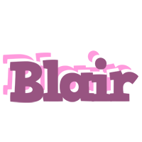Blair relaxing logo