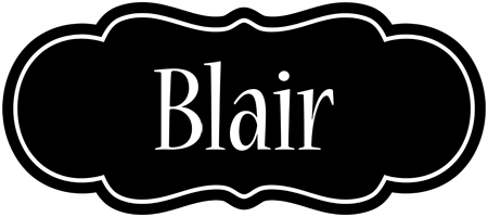 Blair welcome logo
