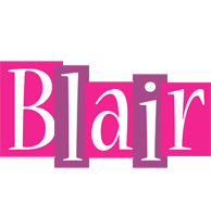 Blair whine logo