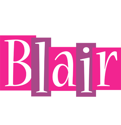 Blair whine logo