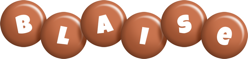 Blaise candy-brown logo