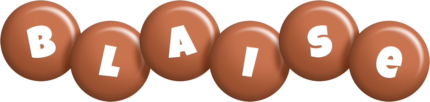 Blaise candy-brown logo