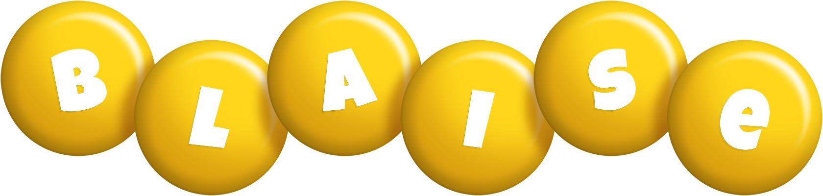 Blaise candy-yellow logo