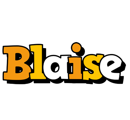 Blaise cartoon logo